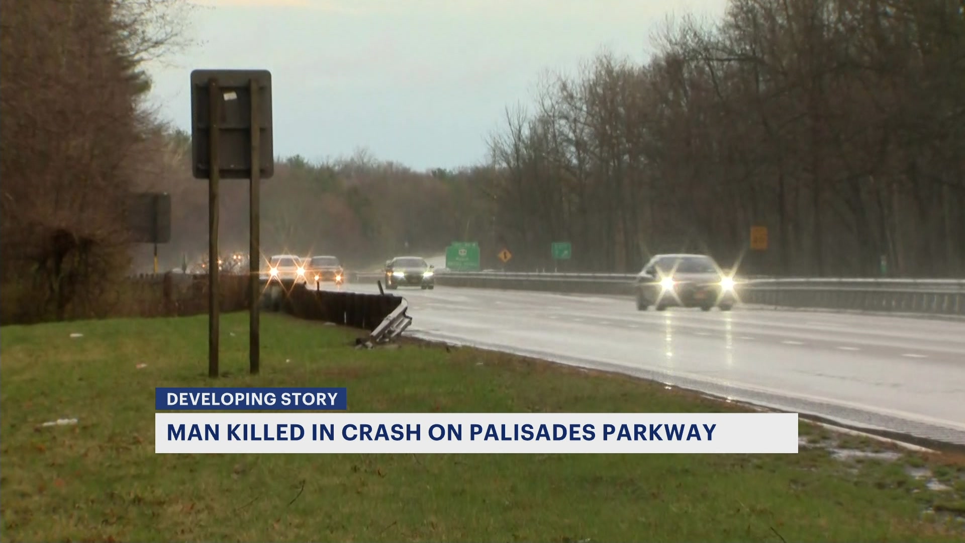 Man killed in car crash on Palisades Parkway in Clarkstown