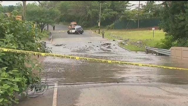 Edison water main break causes major flooding; now contained