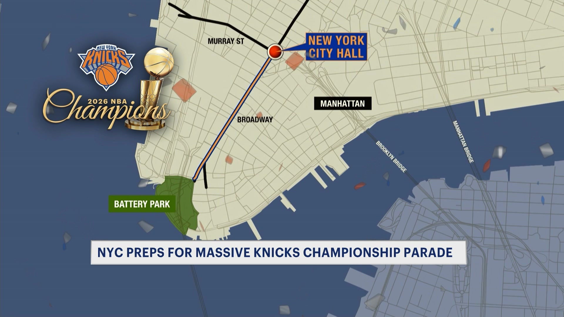 News 12 | Westchester | Ticker Tape Parade Set To Celebrate Knicks