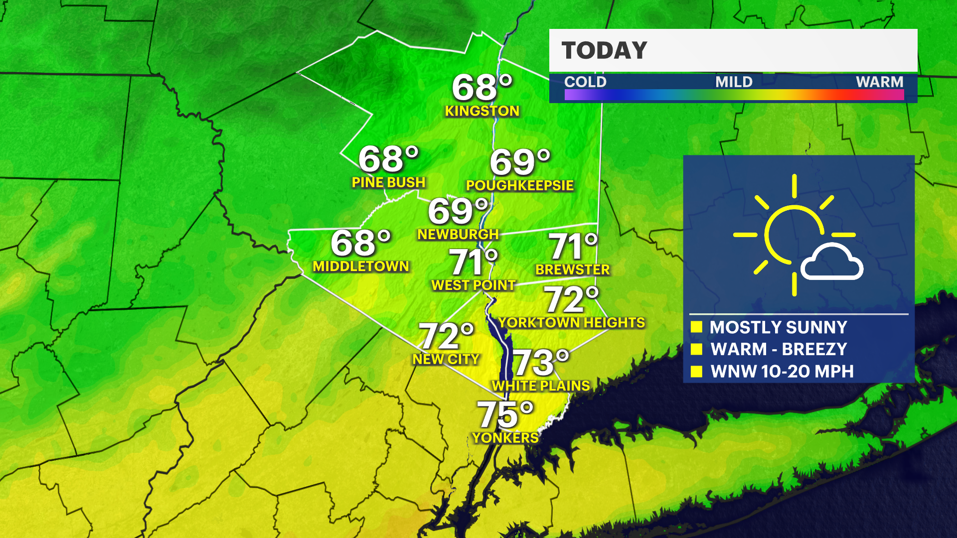 Great weather through tomorrow, scattered light rain showers mid- to ...