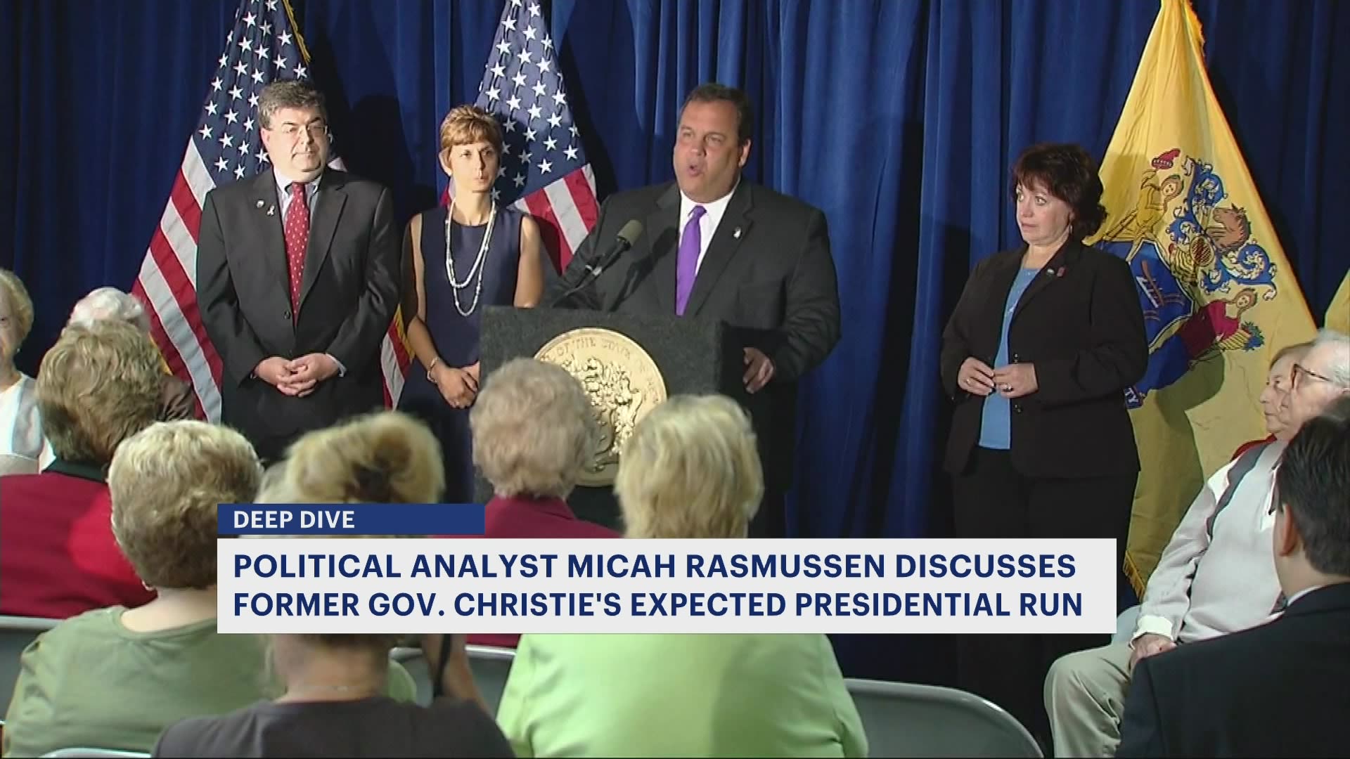 Political analyst at Rider University discusses former Gov. Christie's