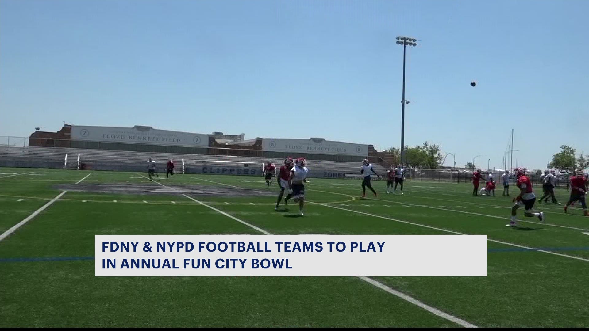 FDNY vs. NYPD annual Fun City Bowl football game kicks off Saturday