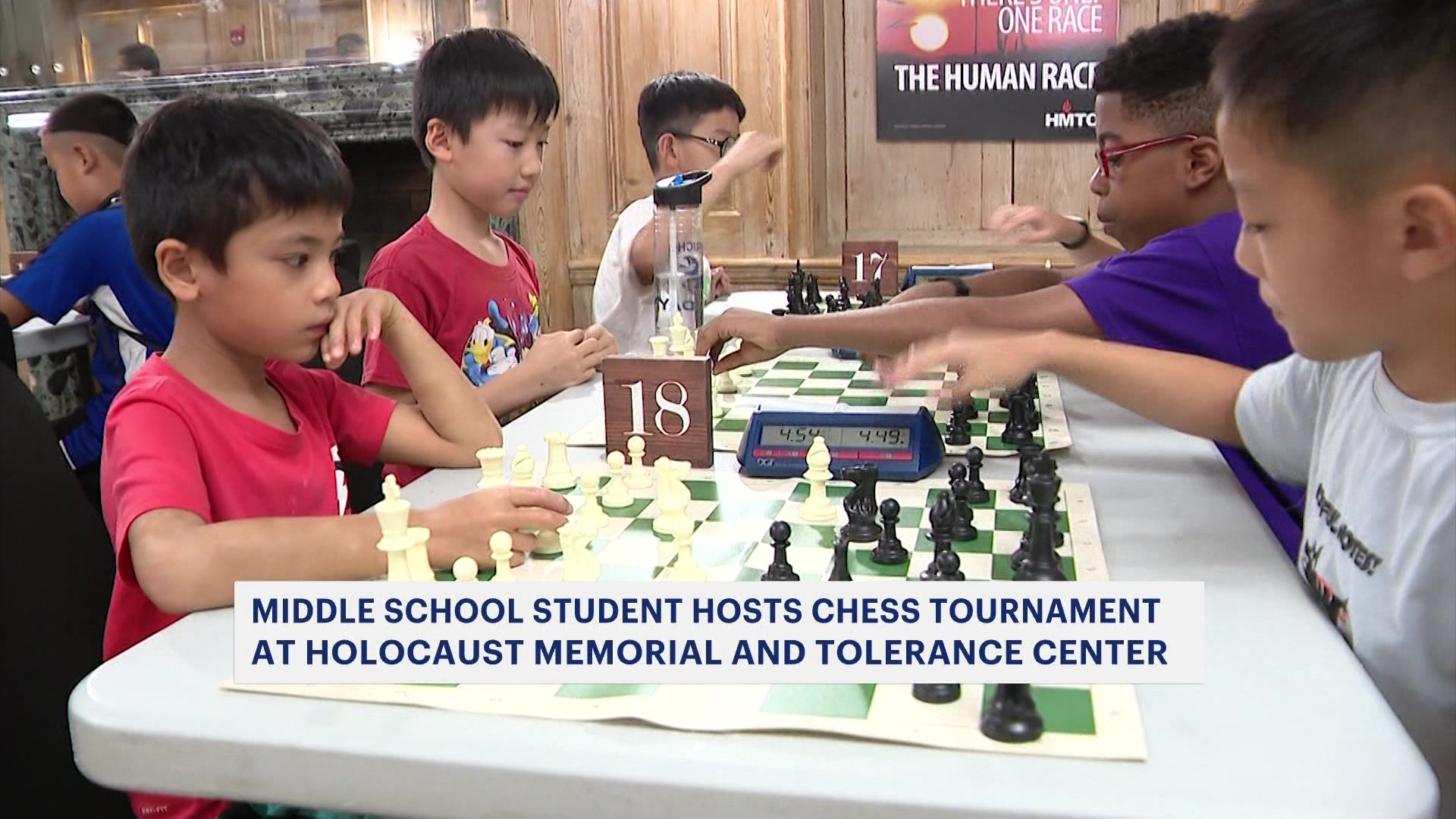 Jericho middle schooler helps organize chess tournament to raise Holocaust  awareness - Newsday