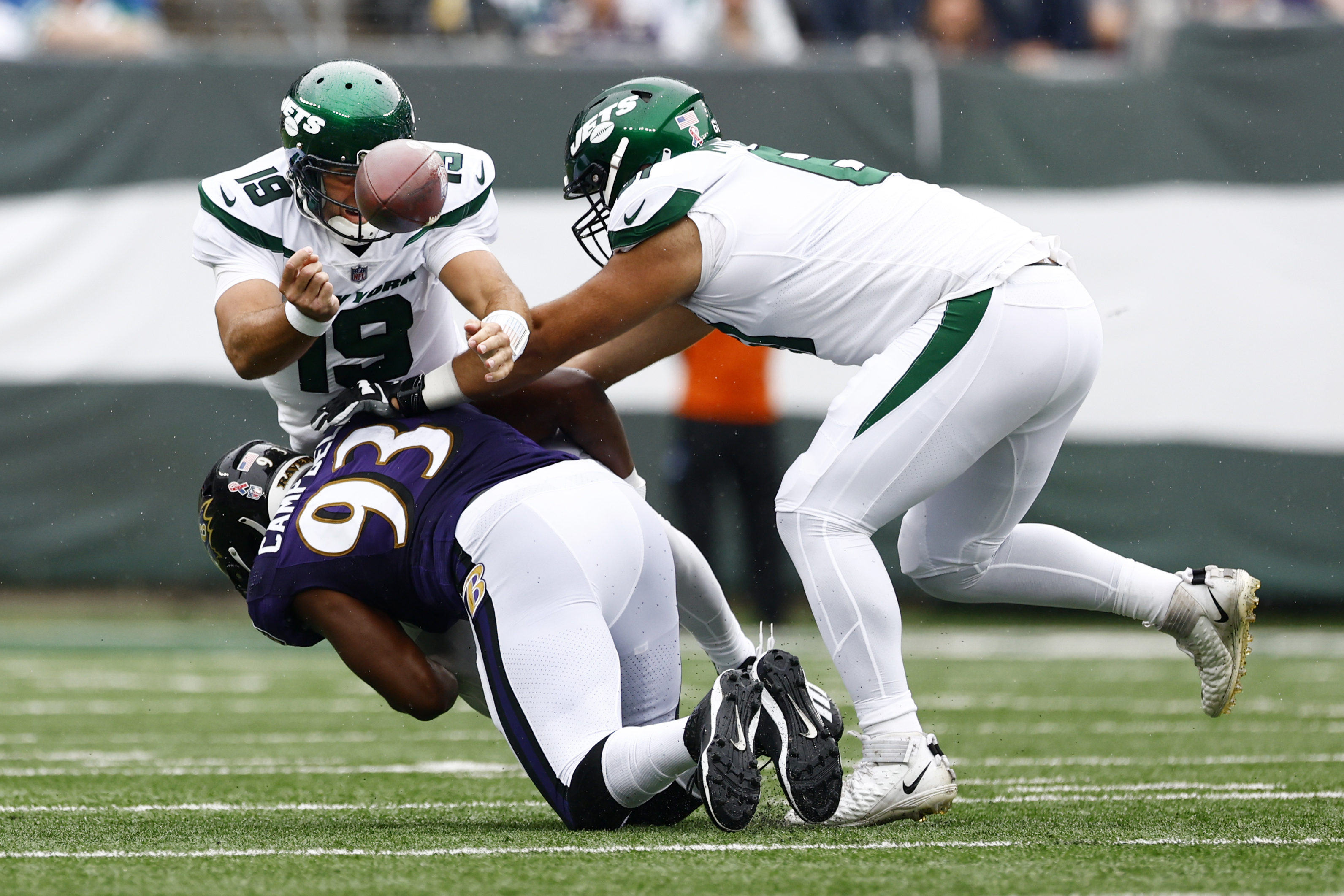 Jets' offense stumbles in season-opening loss to Ravens - The San Diego  Union-Tribune