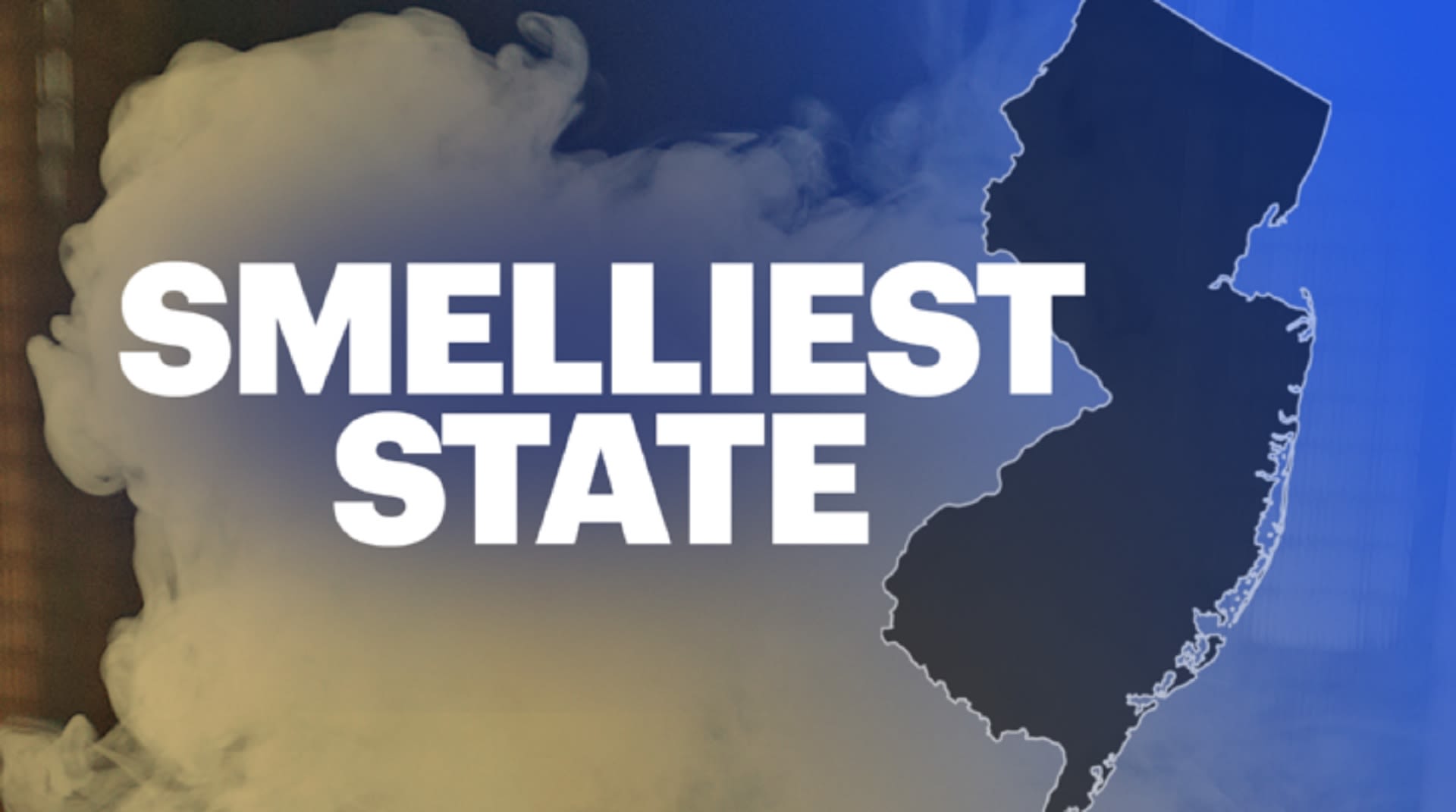 Does New Jersey smell? One list is ranking the smelliest states. See