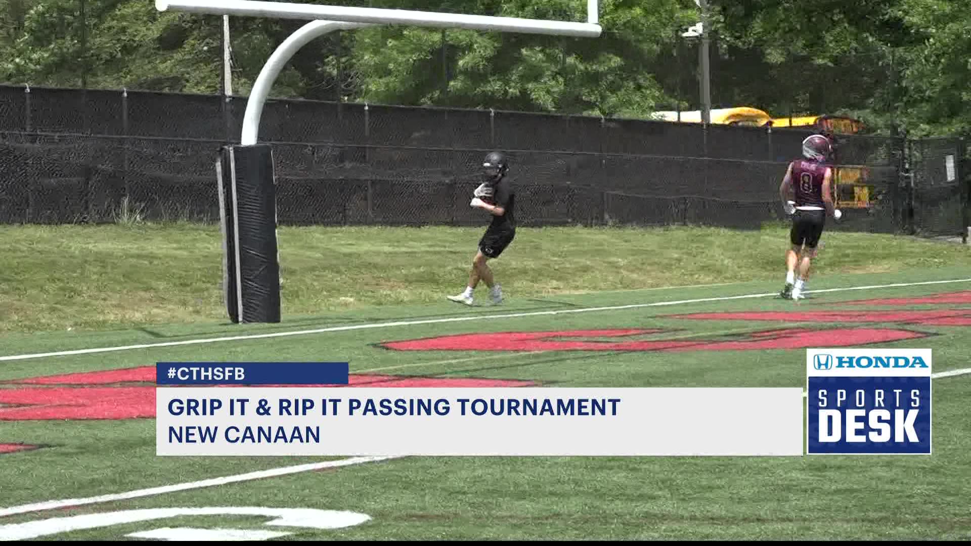 ‘Grip It & Rip It’ passing tournament takes place in New Canaan