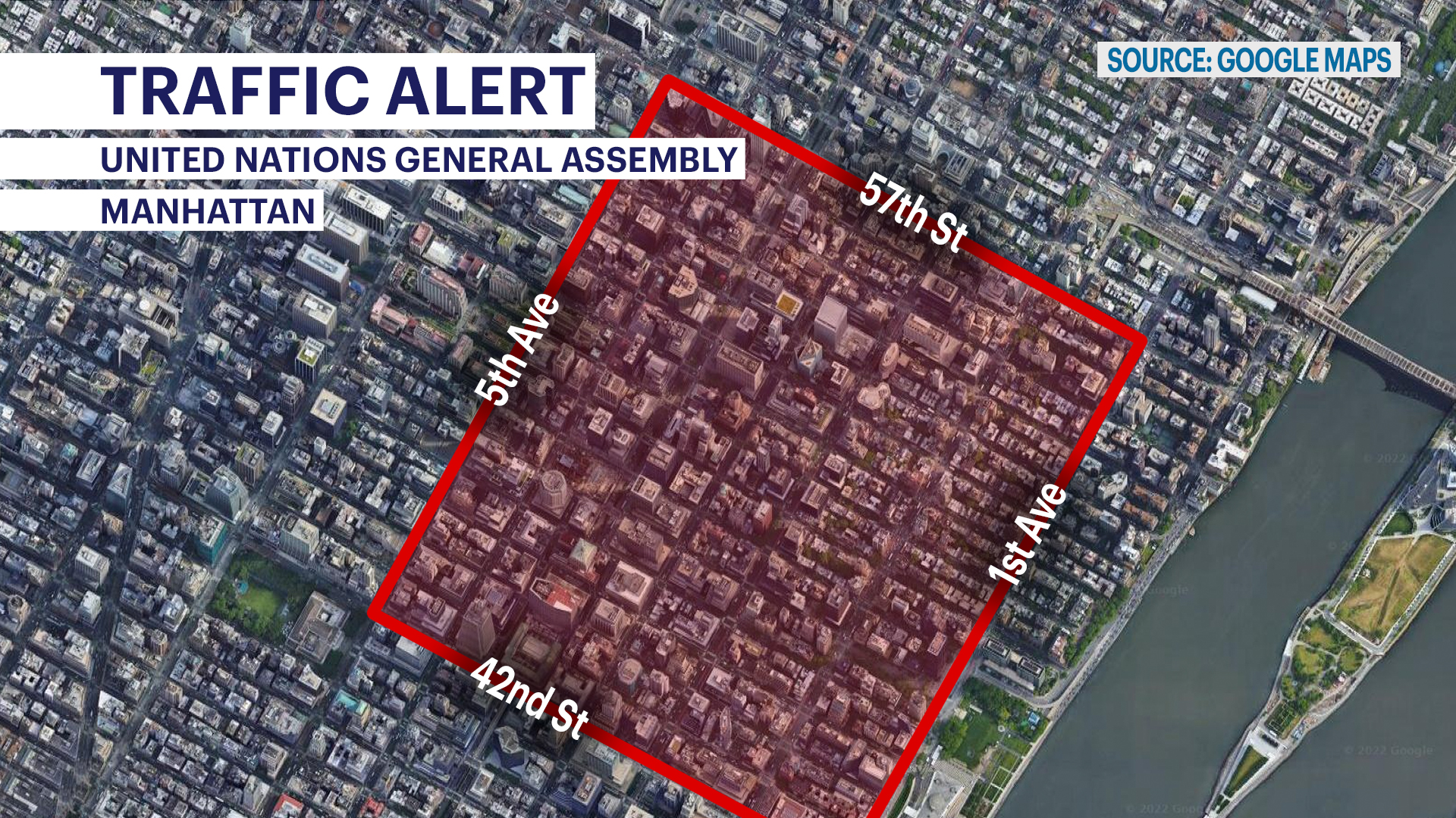 Gridlock Alert Roads closed as UN opens meeting of General Assembly
