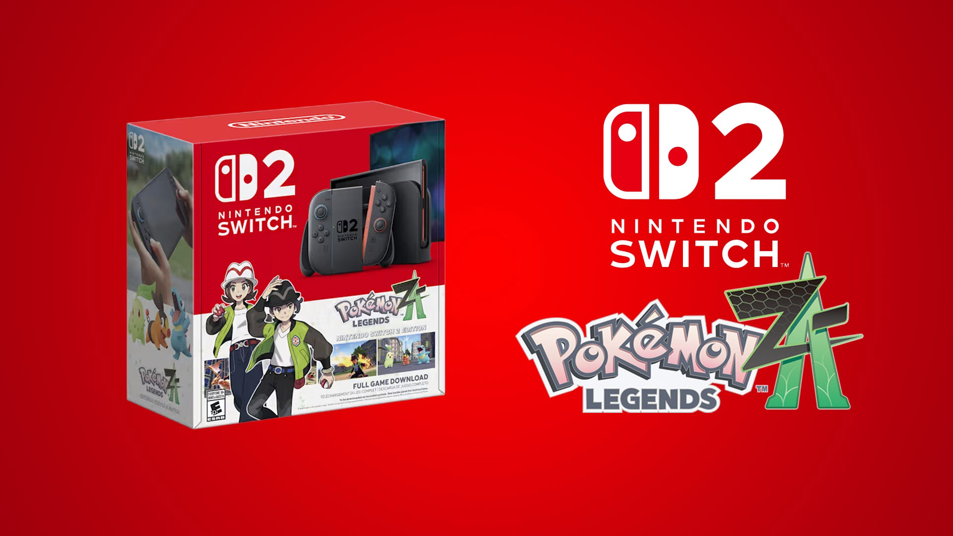 Nintendo Switch 2 + Pokemon Legends Bundle 