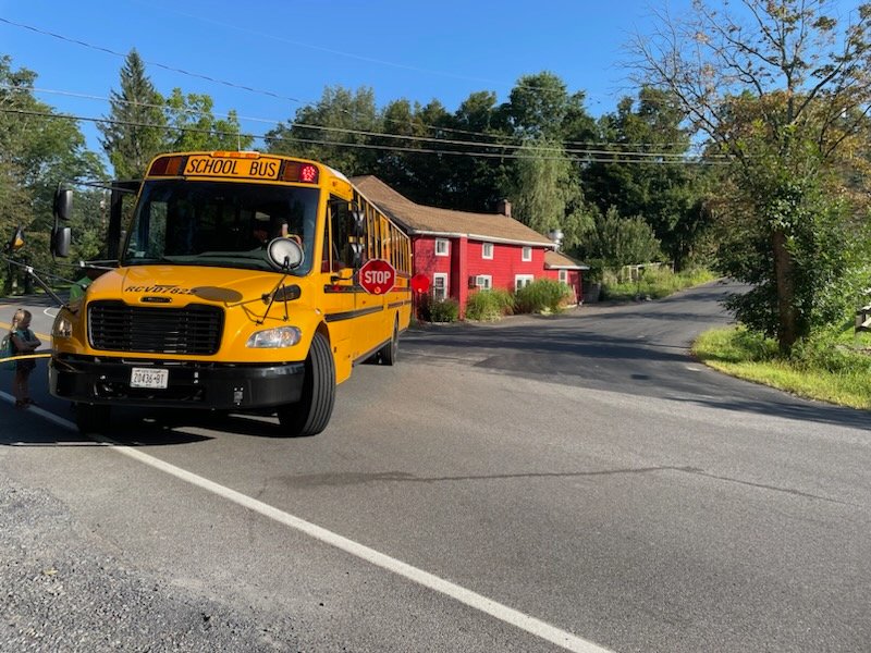 Pine Bush parents raise concerns with ‘unsafe’ bus stop in front of bar