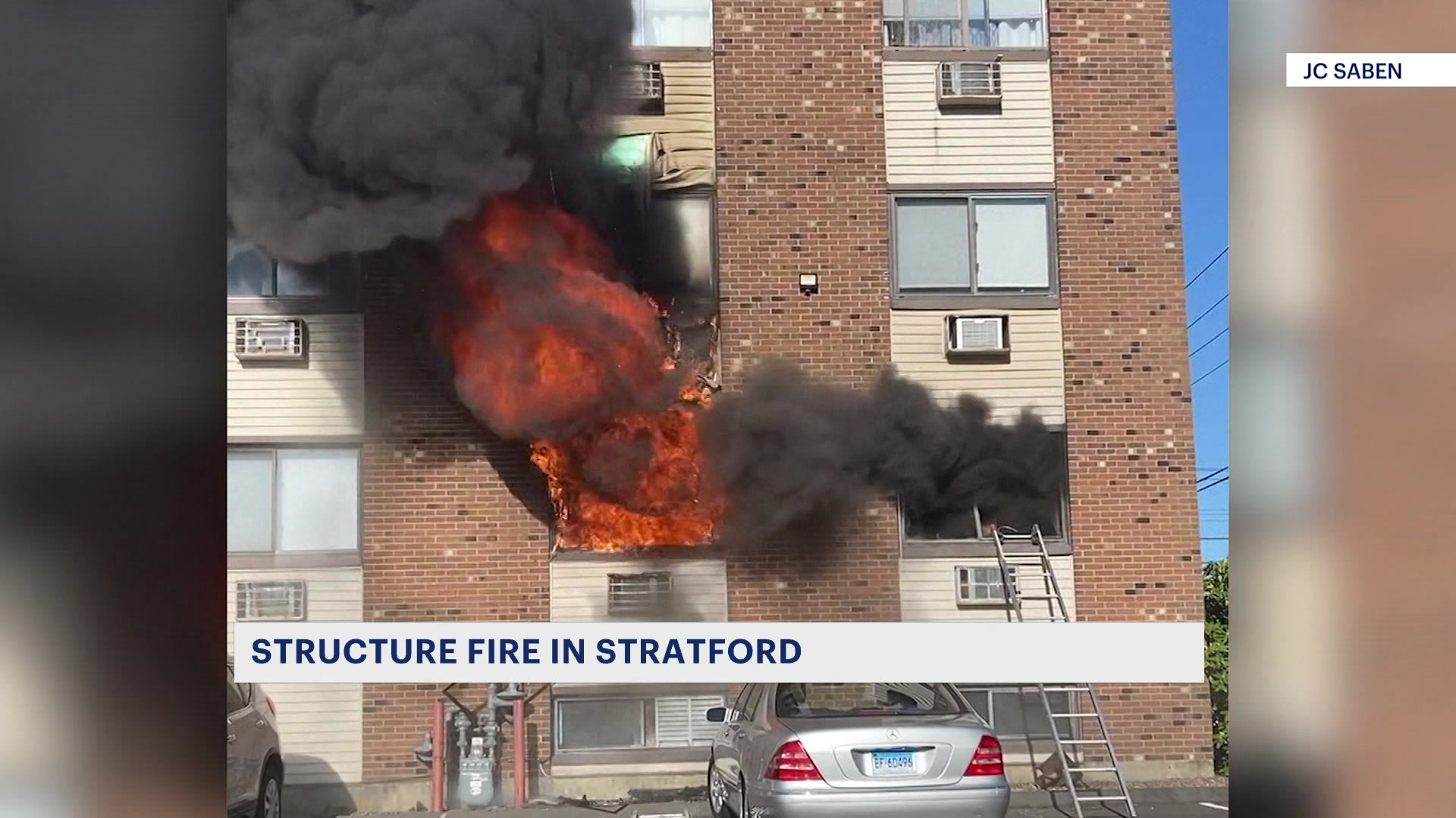 News 12 | Westchester | Caught On Camera Fire Billows From Stratford ...