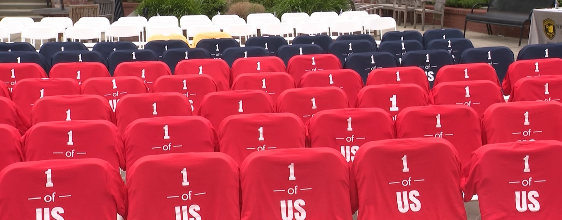 Jersey Shore University Medical Center exhibit displays breakdown of