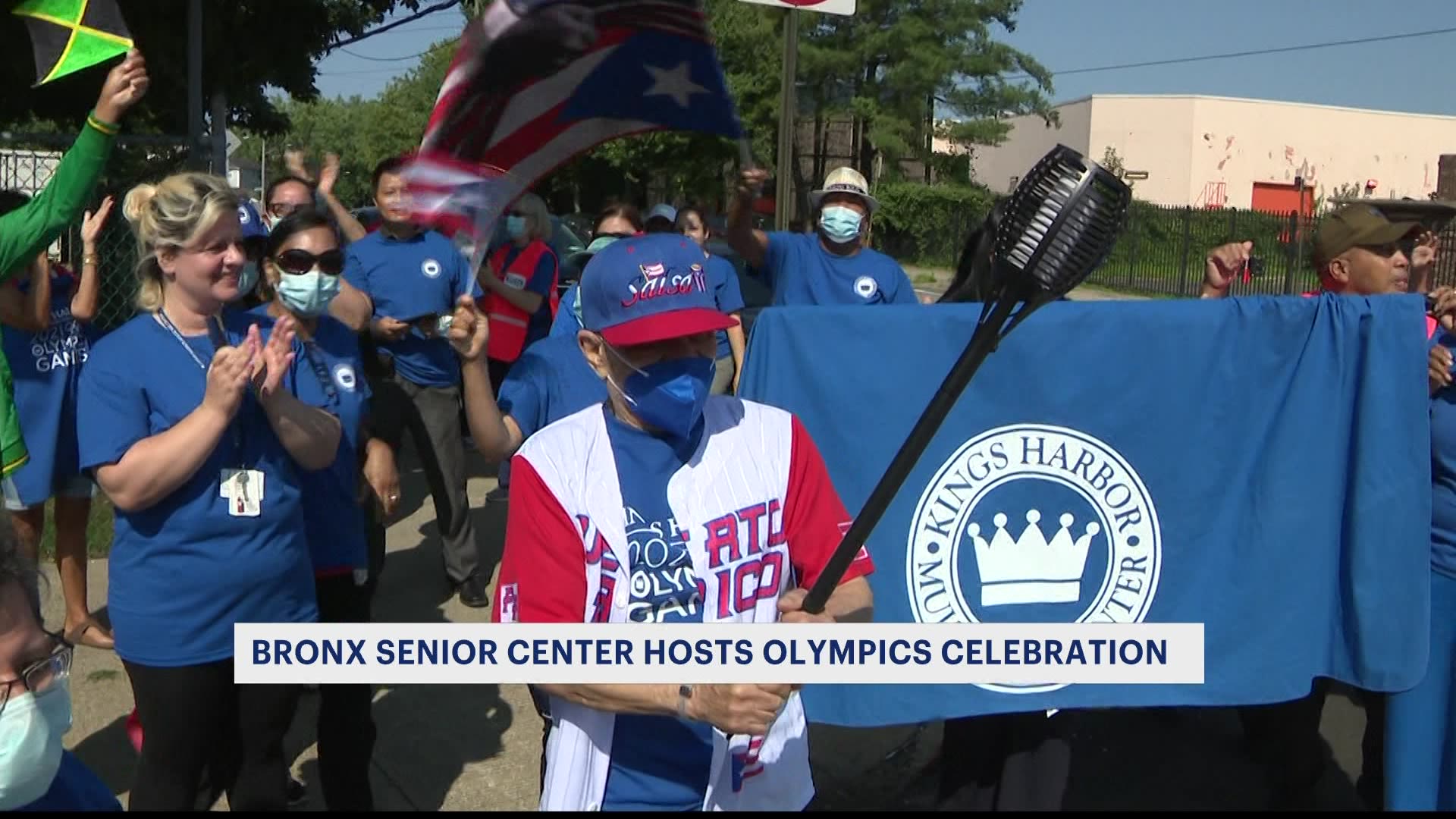 Seniors at Bronx Kings Harbor Multicare Center celebrate Olympics with