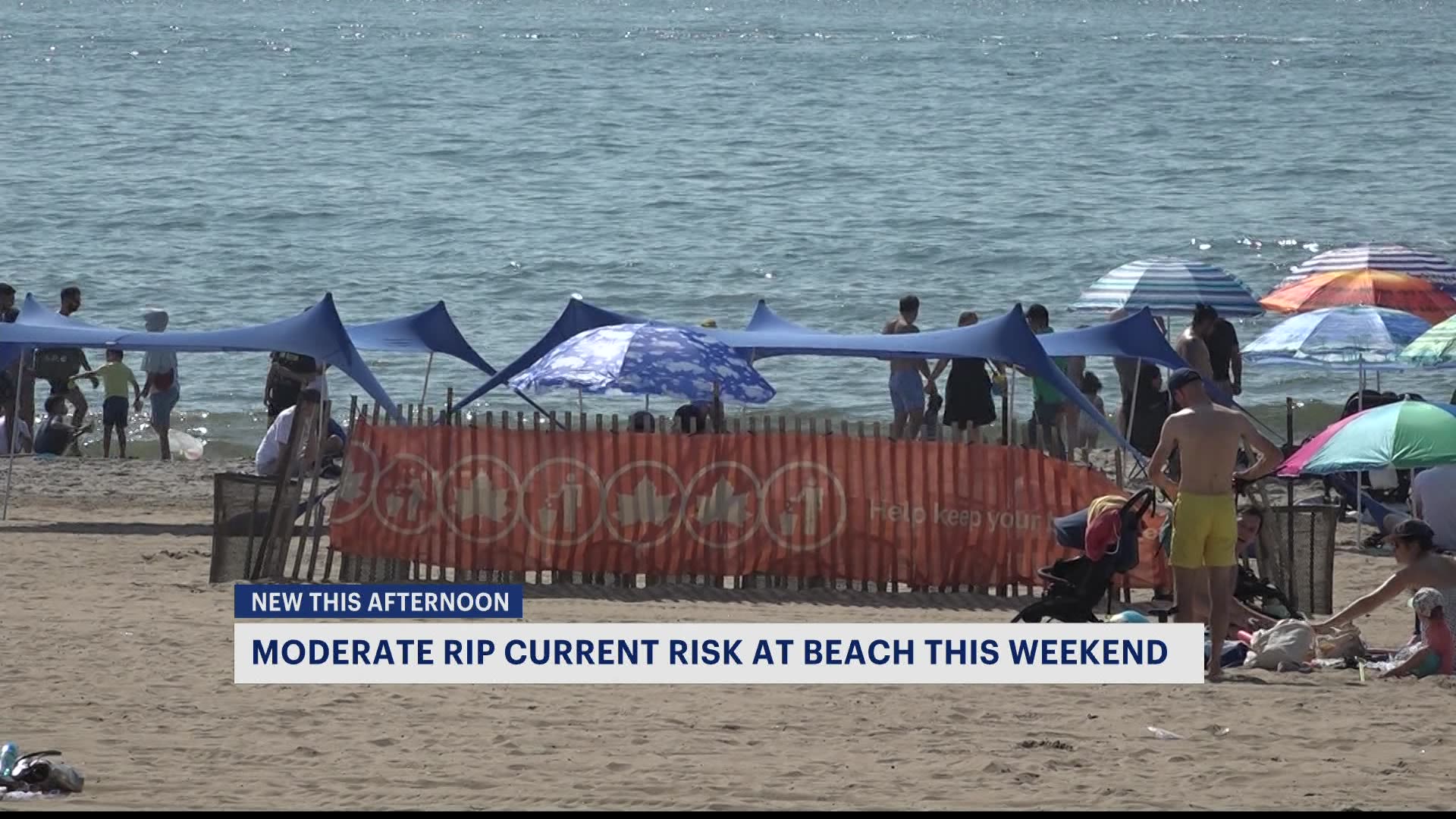 Officials advise Coney Island beachgoers to be cautious of rip currents