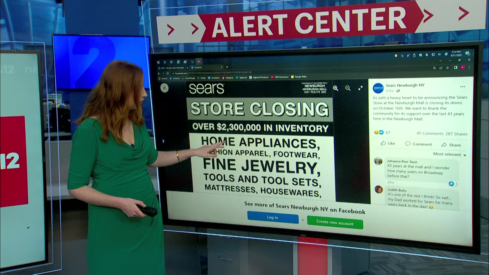 Sears in Newburgh to close in October after 43 years