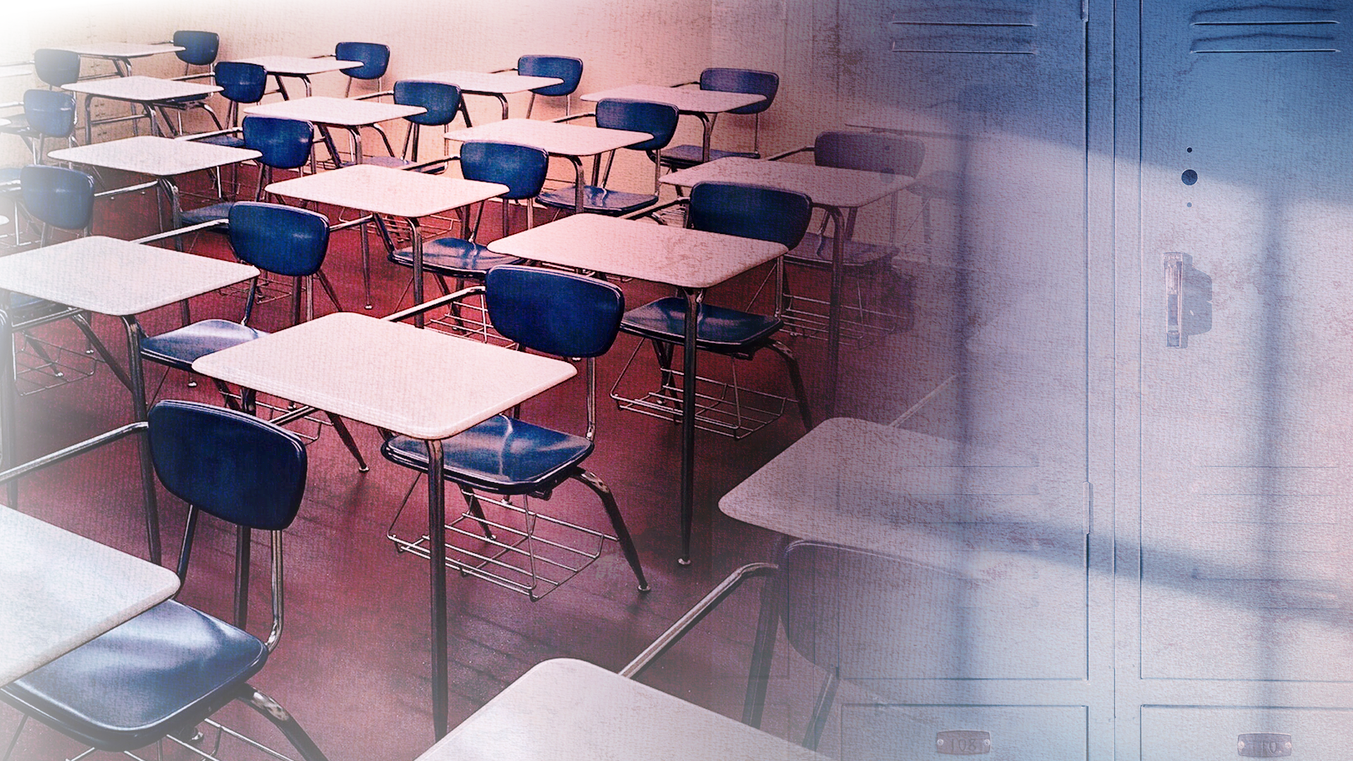 LI PERSON BACKGROUND SCHOOL LOCKERS CLASSROOM