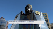 9 foot tall Notorious B I G Statue Raised In Downtown Brooklyn