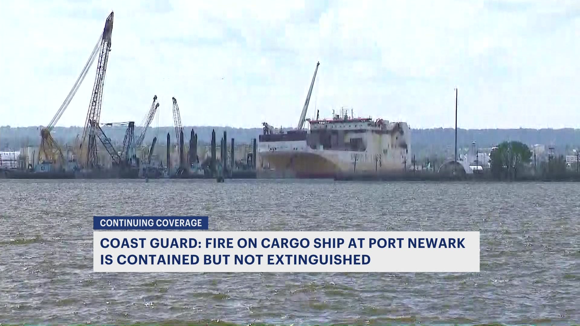 Port Newark cargo ship fire: Mourners gather for funeral of fallen