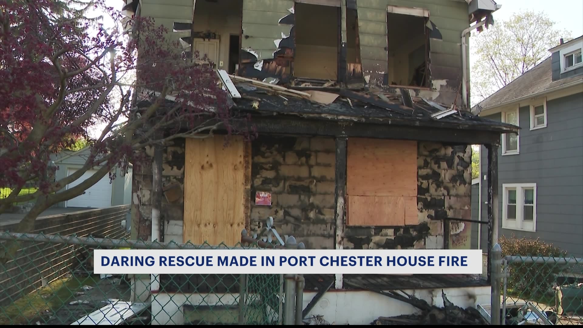 Port Chester fire caught on Ring doorbell camera marks second major