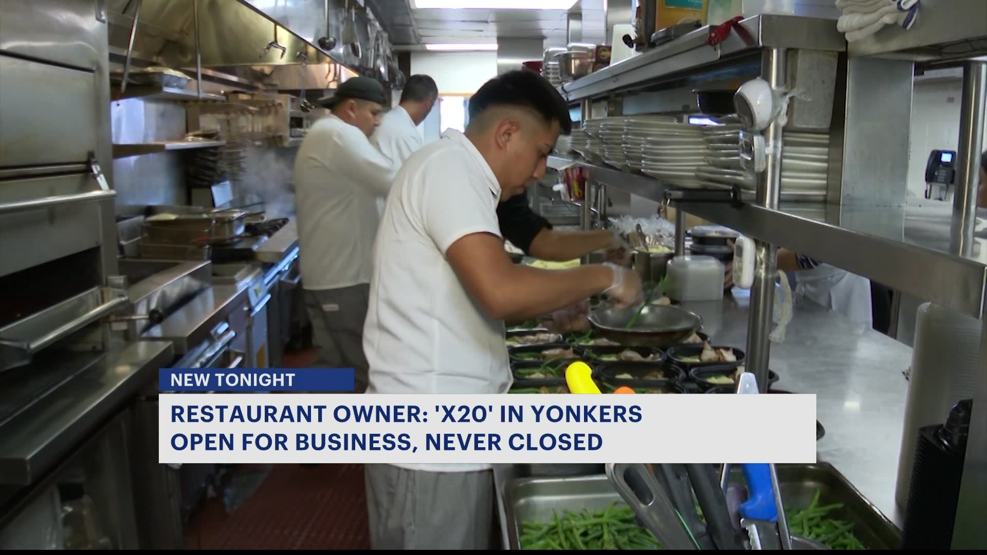 Owner of X20 in Yonkers says restaurant is open for business, was never