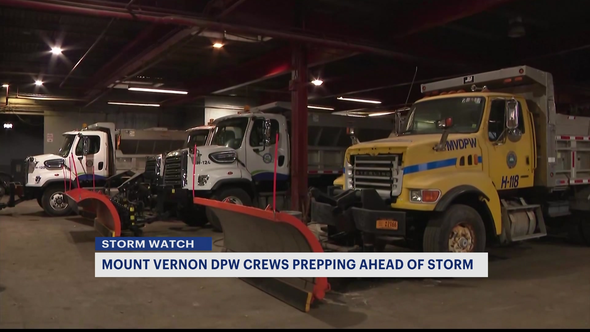 'Make sure we are ready for whatever happens.' Mount Vernon DPW preps