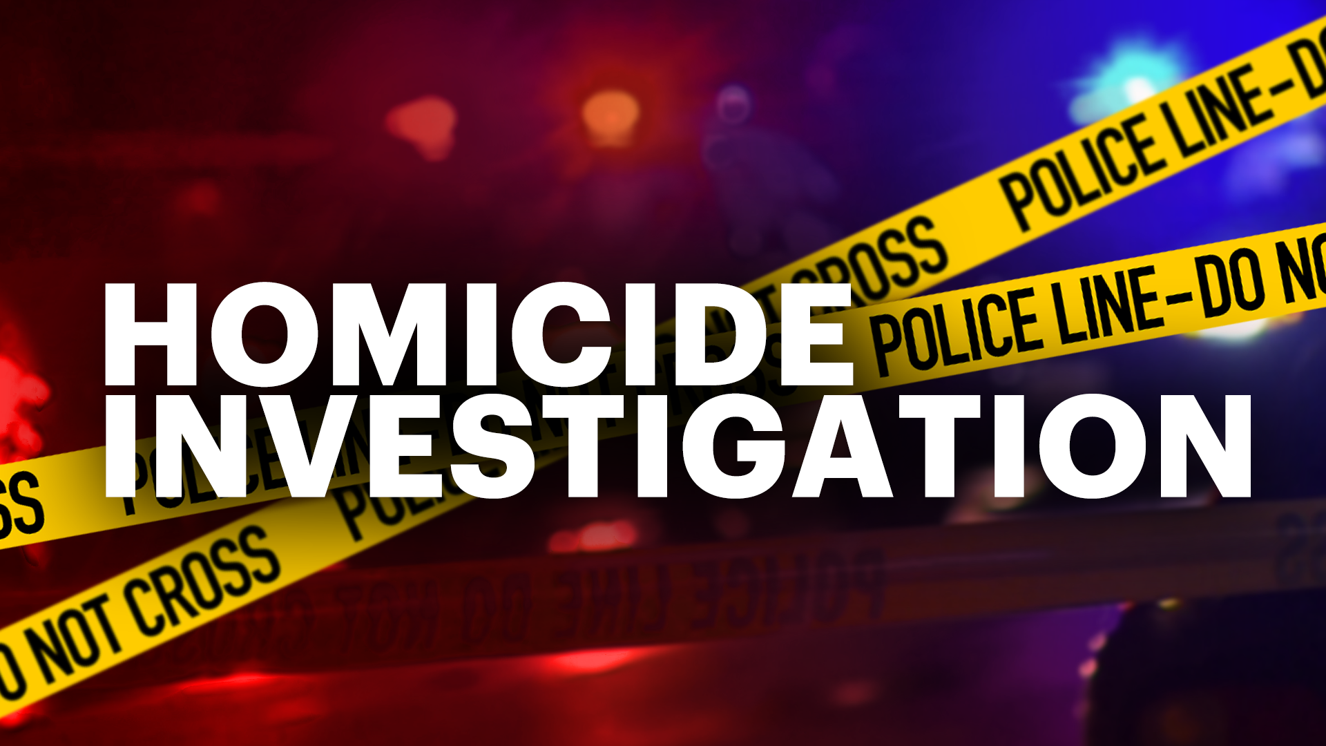 Homicide investigation generic