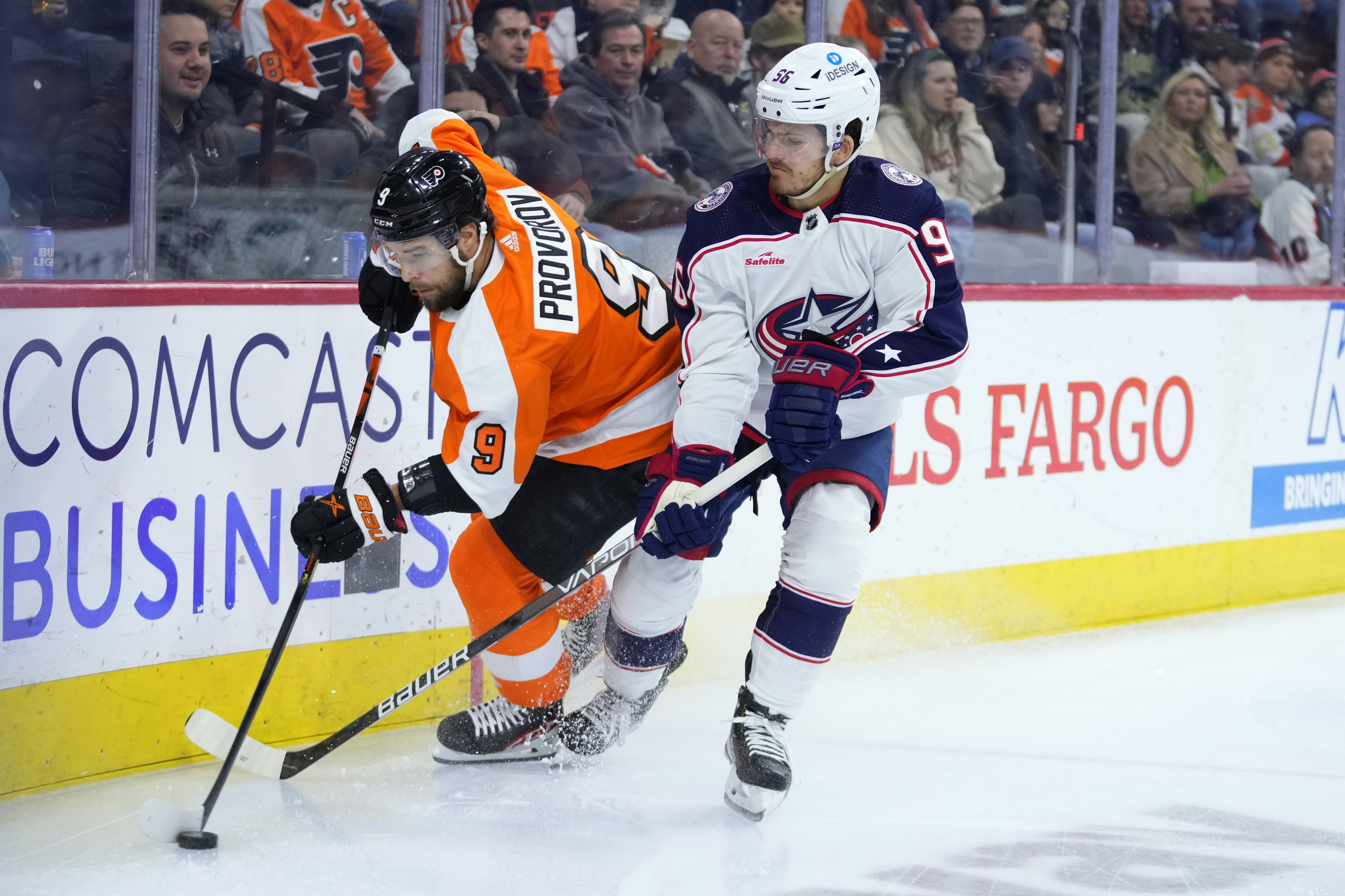 Blue Jackets Flyers Hockey