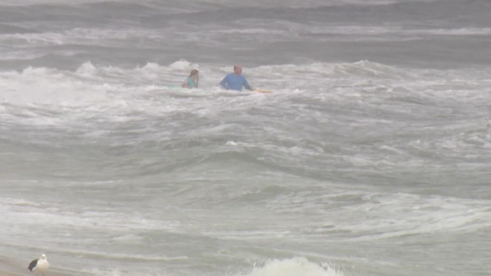 Beachgoers Warned To Use Caution As Hurricane Fiona Churns Up Atlantic ...