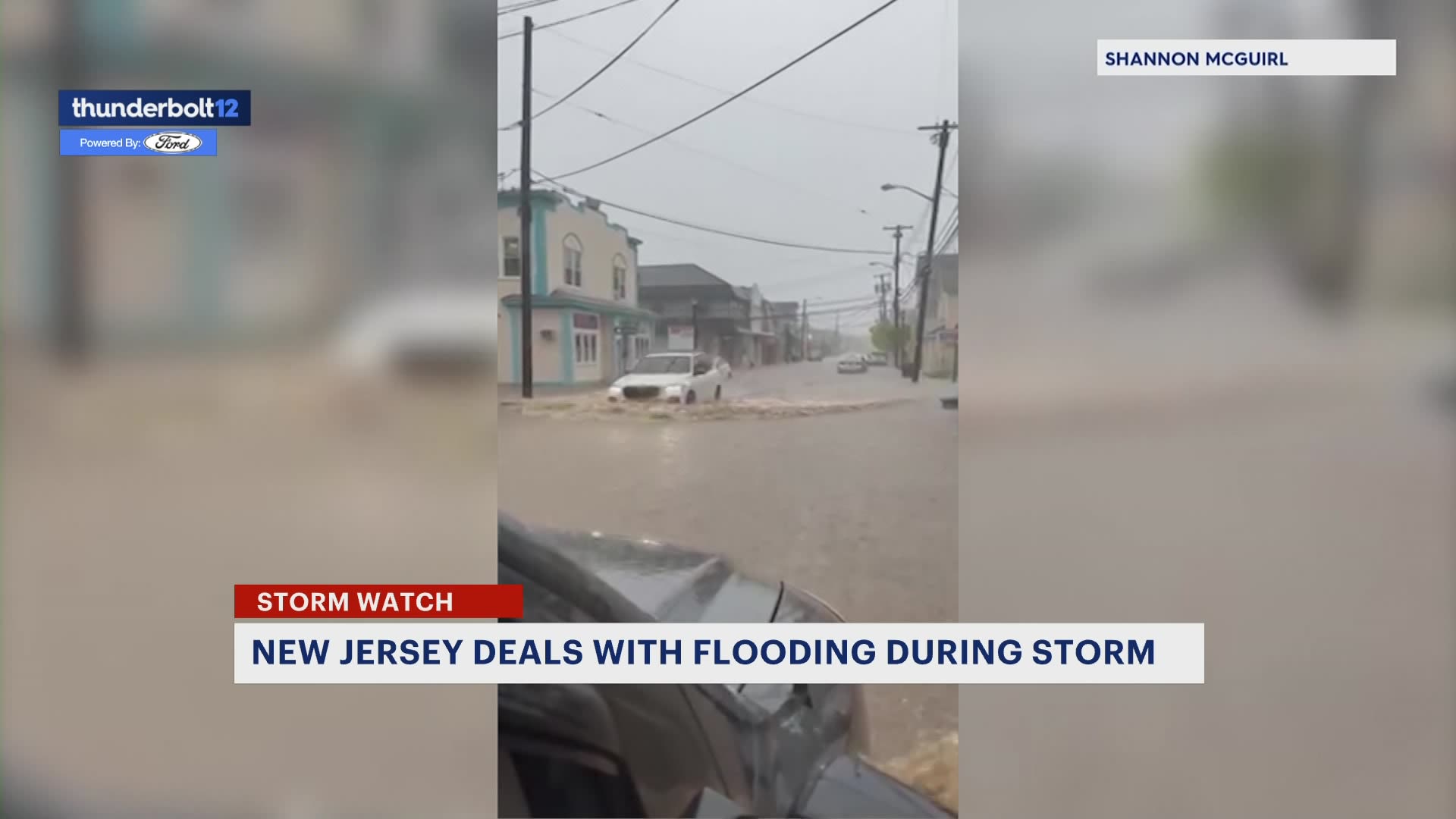 Heavy downpours lead to flooding, slippery roads in Monmouth County