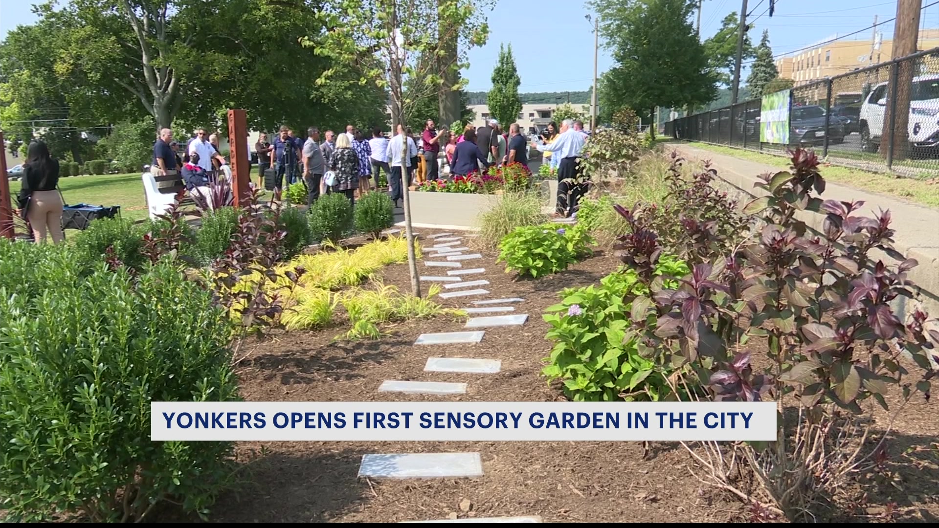 Yonkers celebrates opening of first sensory garden at Grant Park