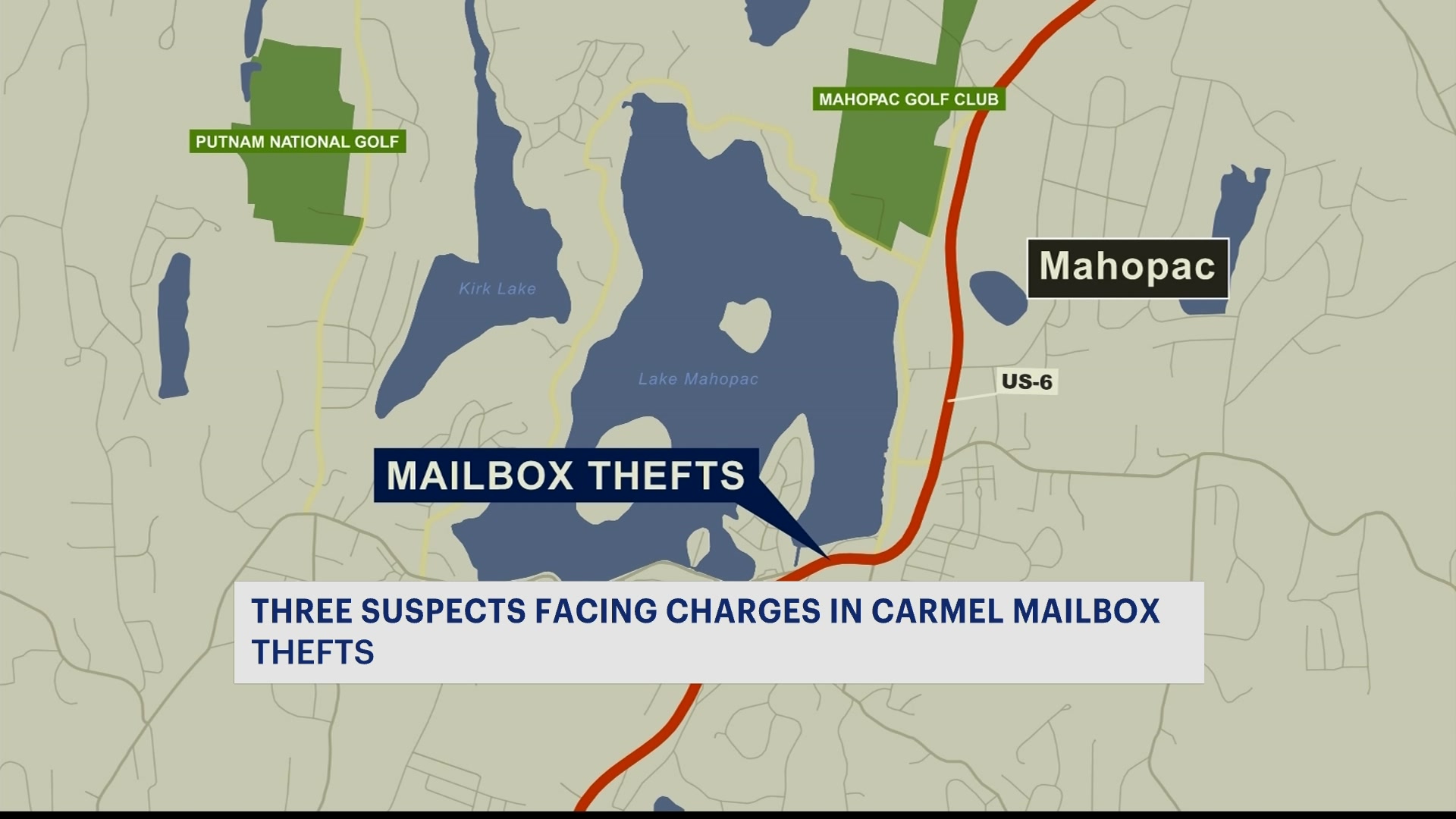 Police make 3 arrests in Carmel mail thefts
