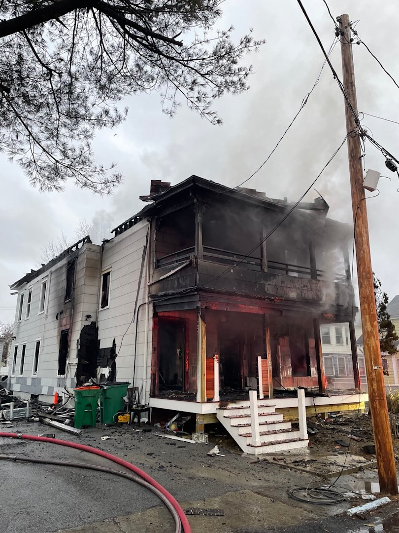 2 firefighters suffer minor injuries during massive house fire in Beacon
