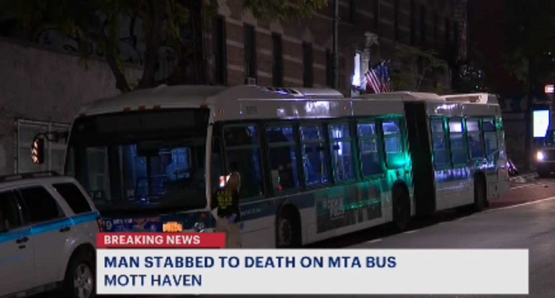 Police: 1 Arrest Made In Fatal MTA Bus Stabbing; Second Suspect At Large