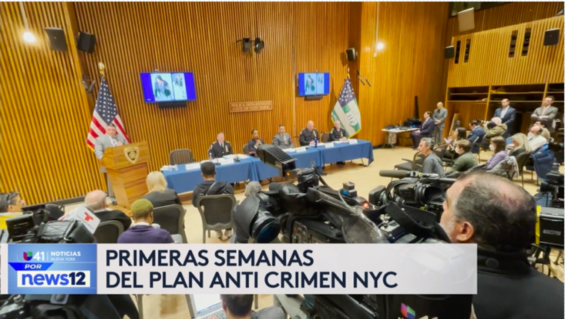 Univision 41 News Brief: Primeras Semanas Del Plan Anti Crimen NYC