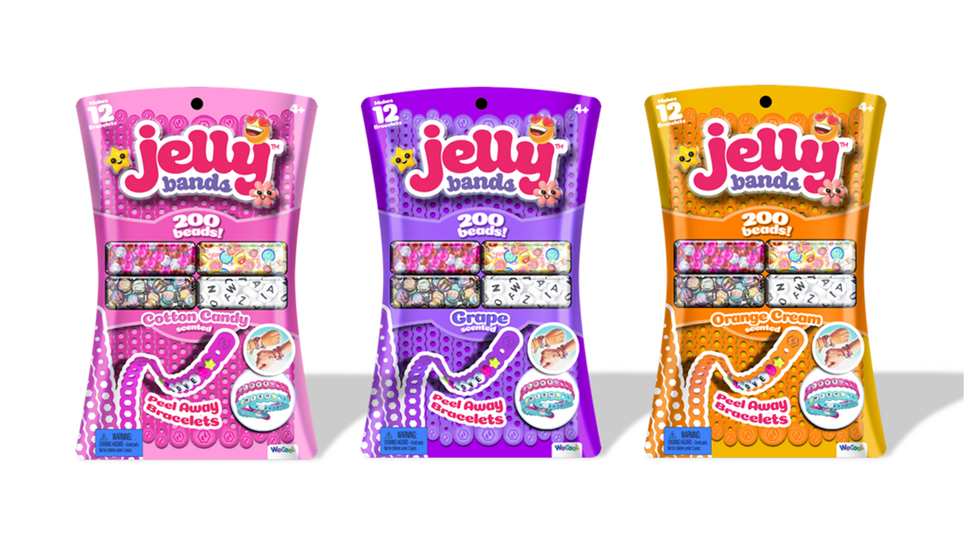 Jelly Bands Peggable Blister