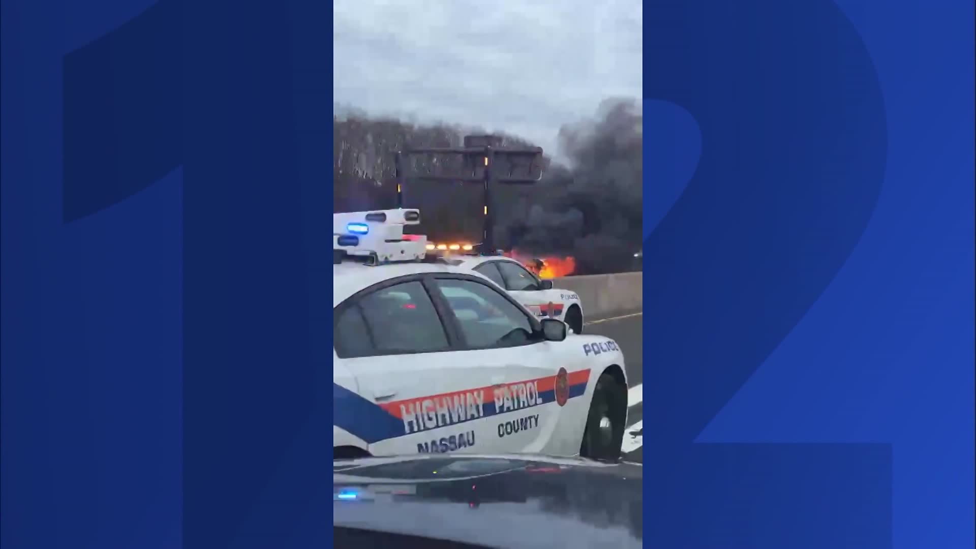 Long Island Expressway westbound lanes reopened following crash in