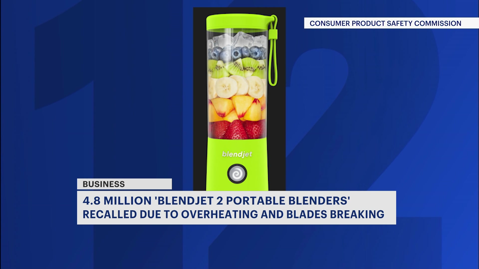 Recall of nearly 5 million portable blenders under way for unsafe