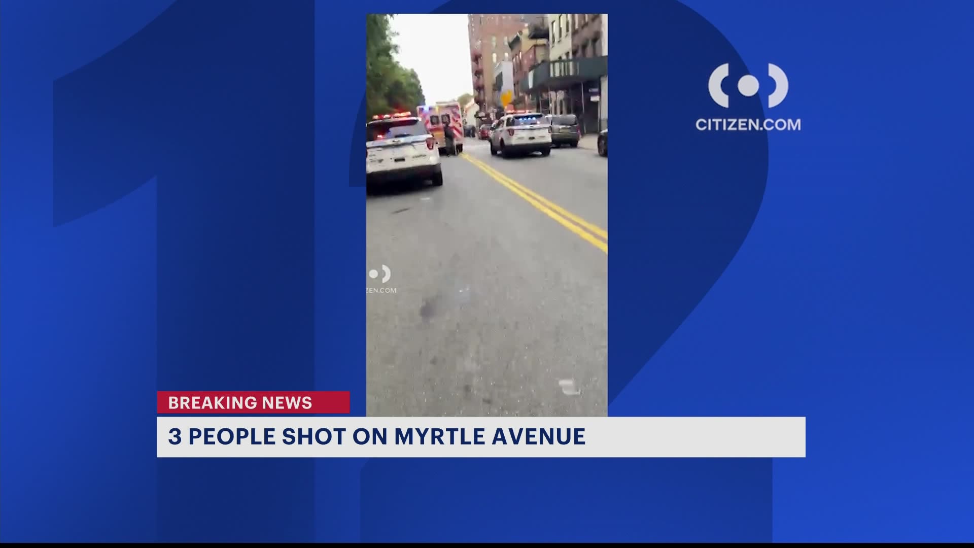 纽约警察局：在Myrtle Avenue发生的枪击案中，1人死亡，2人受伤