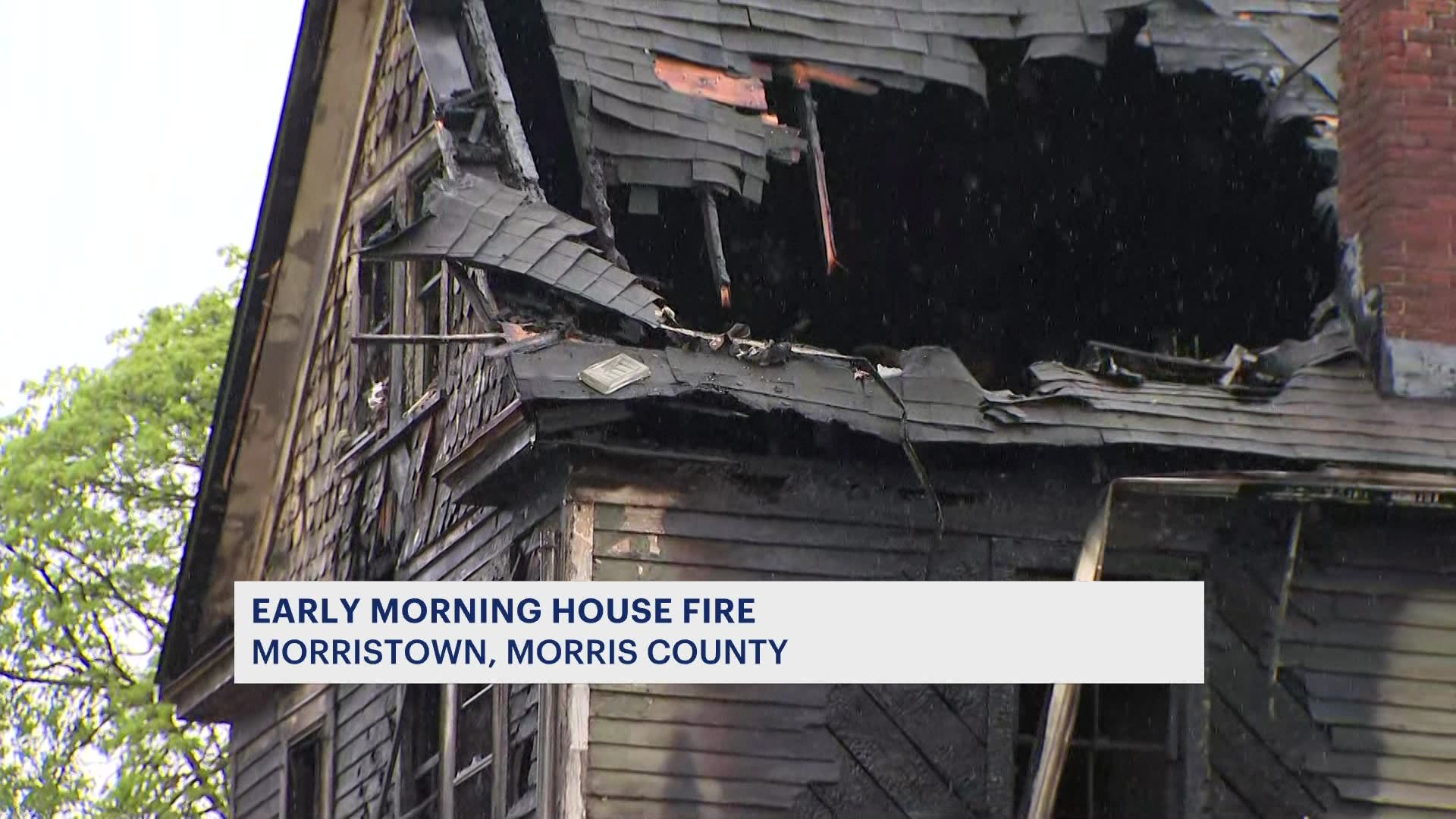 Fire officials Crews battle 3alarm Morristown house fire; residents