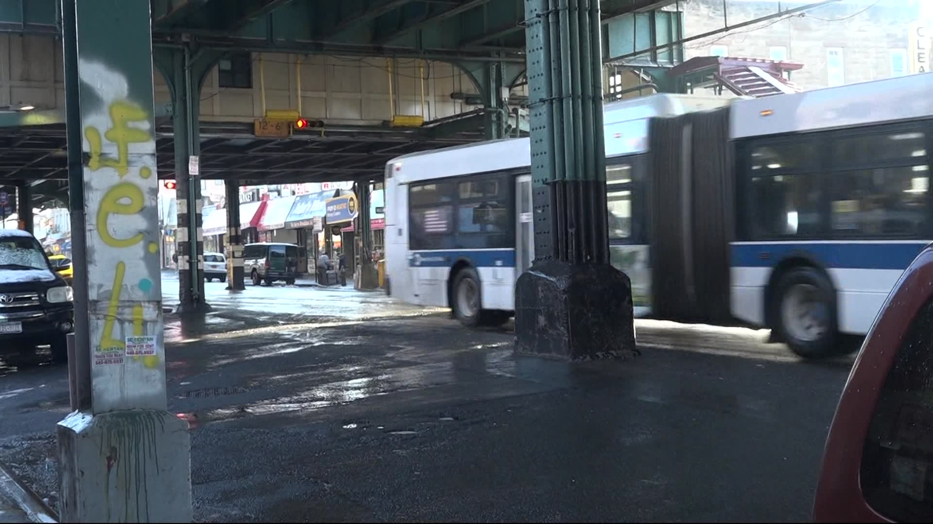 Police 2 people on scooters collide with MTA bus, 1 person in critical