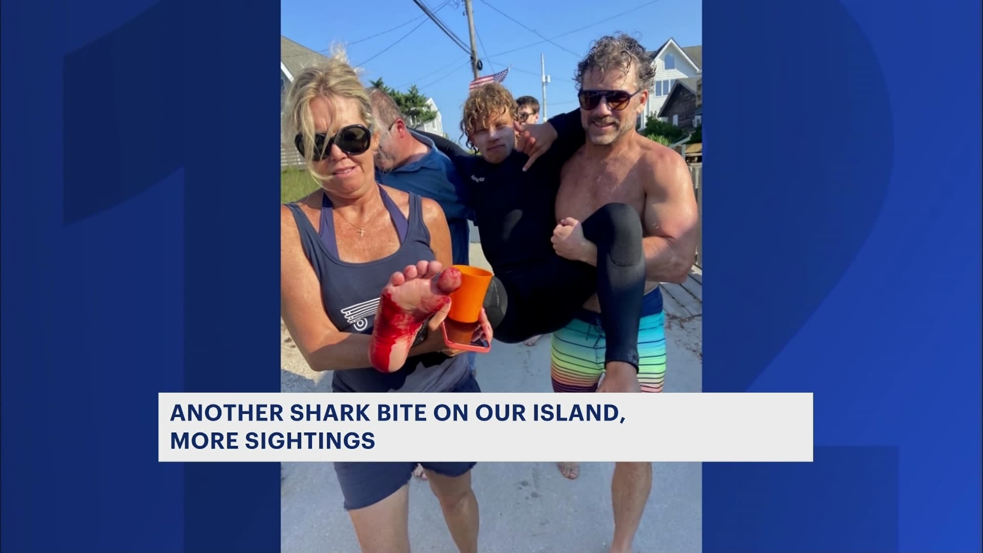 Teen bitten by shark in waters off Fire Island shares details of his