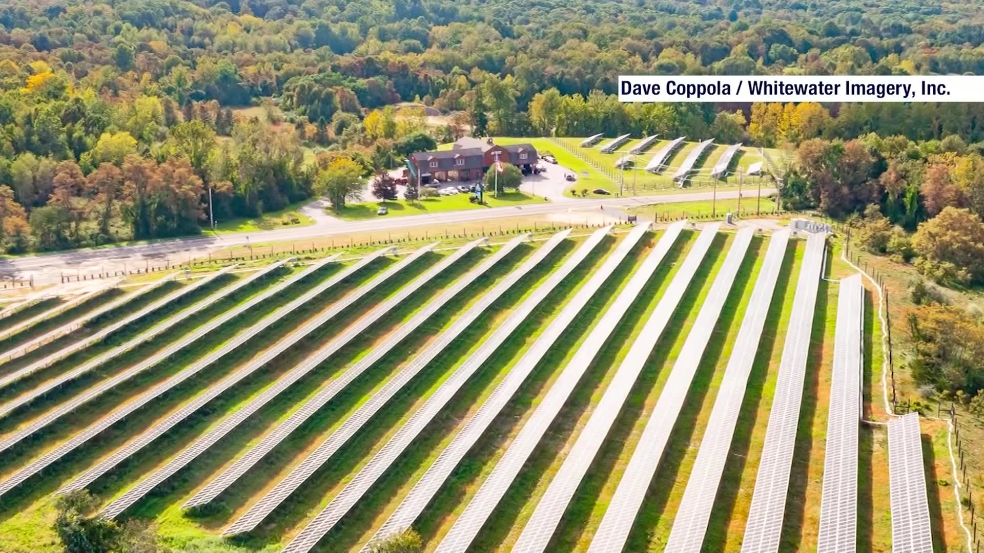 Union Vale's old landfill converted into solar farm