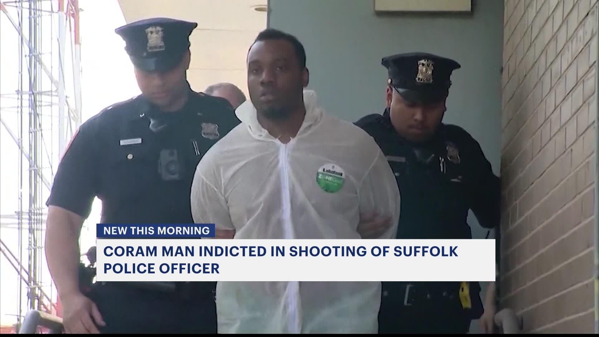 Coram man indicted in shooting of Suffolk police officer