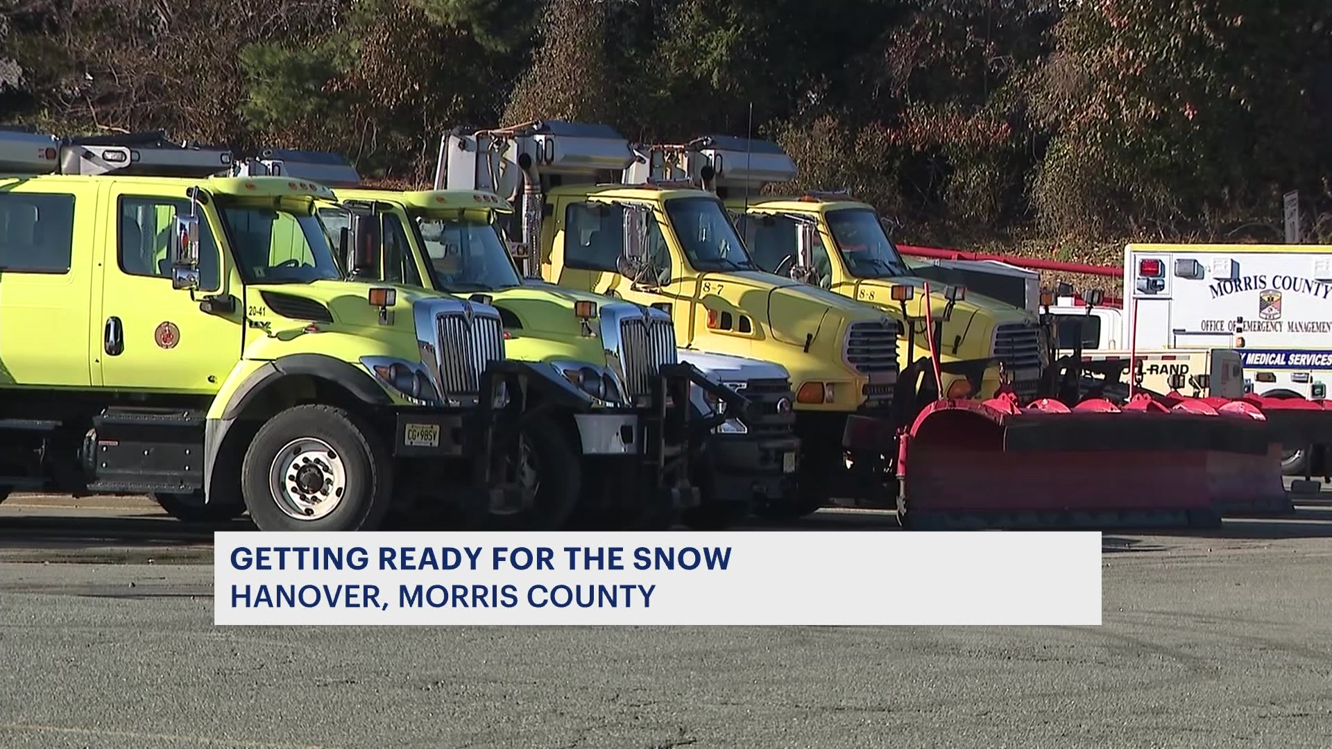 Morris County preps for possible snow this weekend