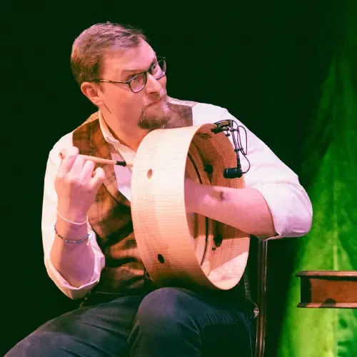 Intermediate/Advanced Bodhran with David Lofgren- Sat. July 26, 11 am - Library Classroom instructor photo