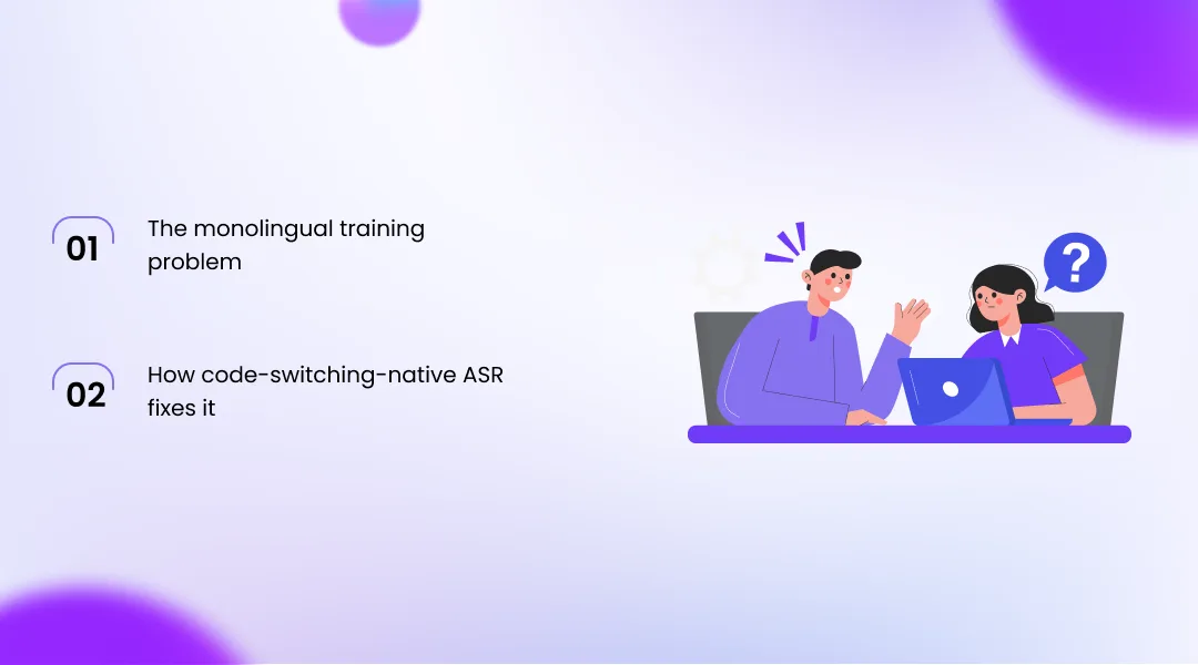 Why Standard ASR Fails on Code-Switched Speech