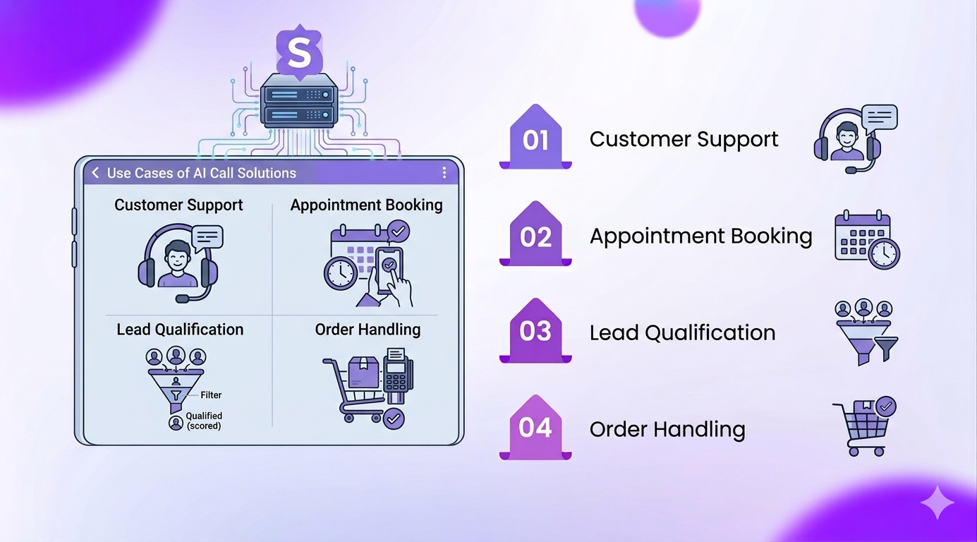Use Cases of AI Call Solutions