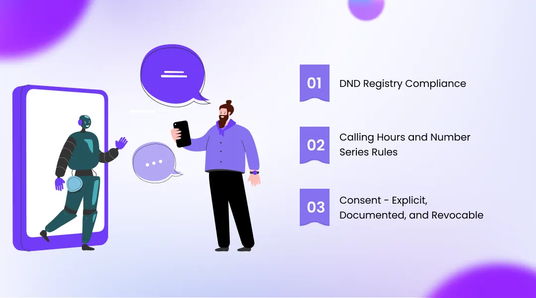 The Three Pillars of TRAI Compliance for AI Calling