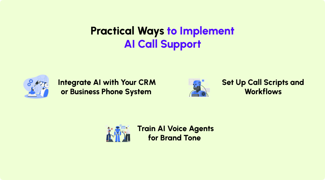 Practical Ways to Implement AI Call Support