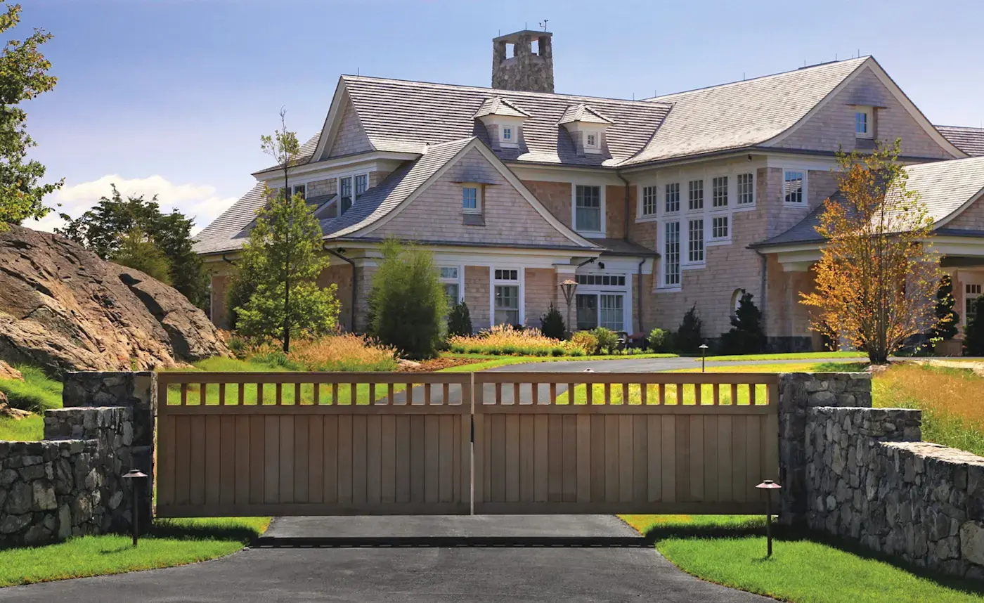 Discover seven sophisticated driveway gate styles, from coastal and Chinoiserie-inspired designs to contemporary and privacy-focused options—perfect for elevating your property's curb appeal and security.