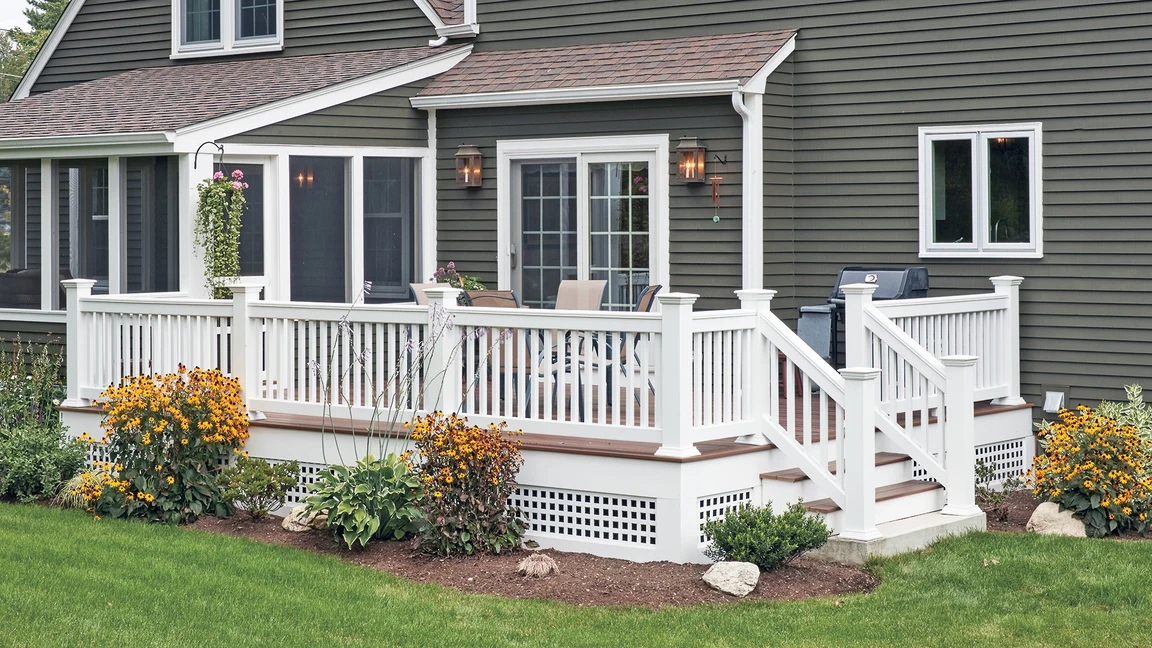 Pendleton Porch and Railing Railings